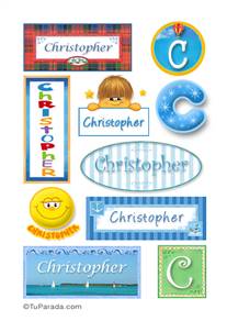 Christopher - Para stickers