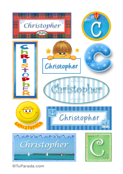 Christopher - Para stickers