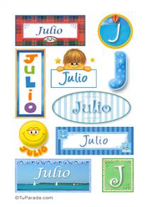 Julio - Para stickers