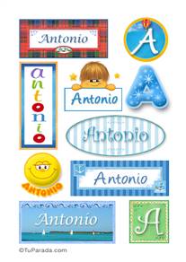 Antonio - Para stickers