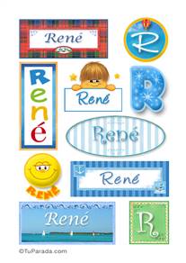 René - Para stickers