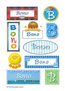Bono - Para stickers