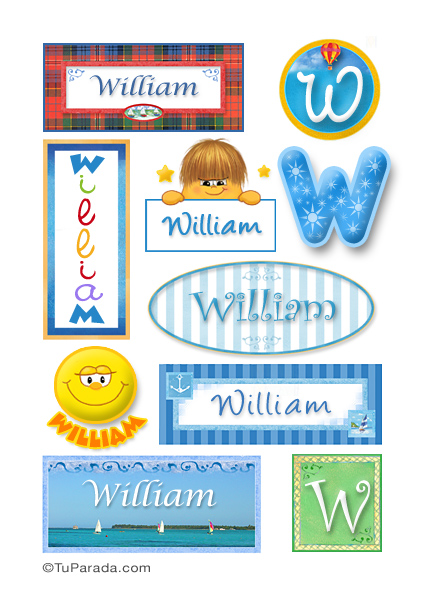 William - Para stickers