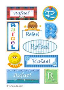 Rafael, nombre para stickers