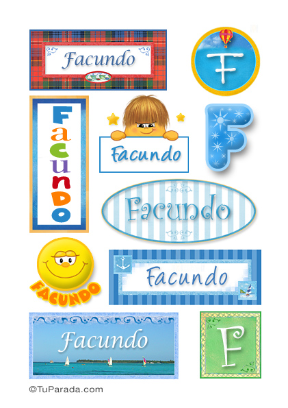 Facundo, nombre para stickers