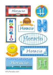 Horacio, nombre para stickers