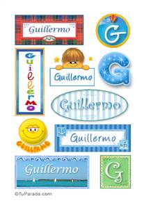 Guillermo, nombre para stickers