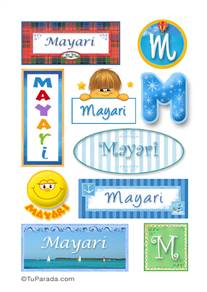 Mayari, nombre para stickers