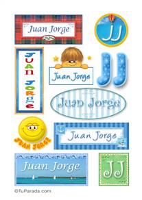 Juan Jorge, nombres para stickers