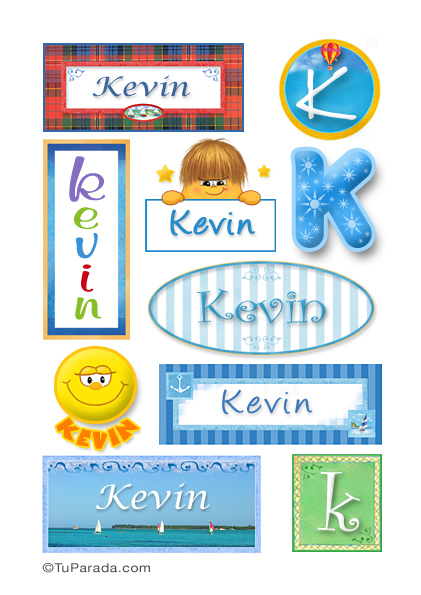 Kevin, nombre para stickers