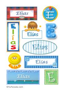 Elías, nombre para stickers