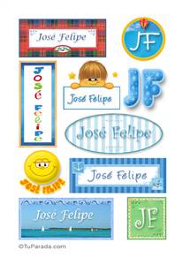 José Felipe, nombres para stickers