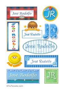 José Rodolfo, nombre para stickers