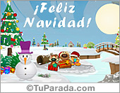 Feliz Navidad expandible