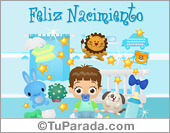 Tarjeta expandible: Nacimiento de varón