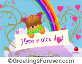 Expandable eCard: Have a nice day