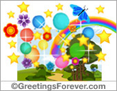 Expandable eCard: Rainbow