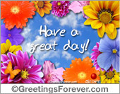 Expandable eCard: With flowers