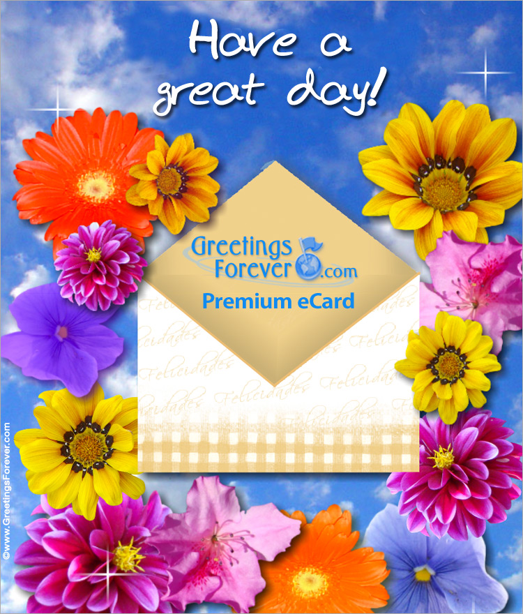 Expandable eCard: With flowers