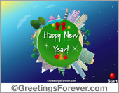 Expandable eCard: Happy New Year