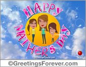 Expandable Mother's Day ecard