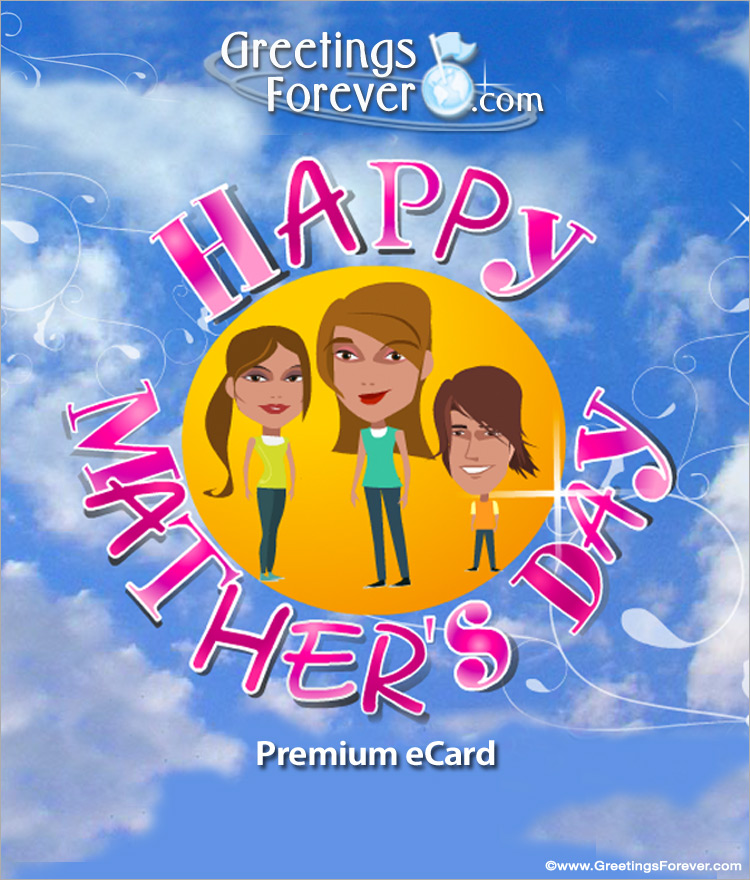 Expandable Mother's Day ecard