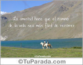 La amistad...