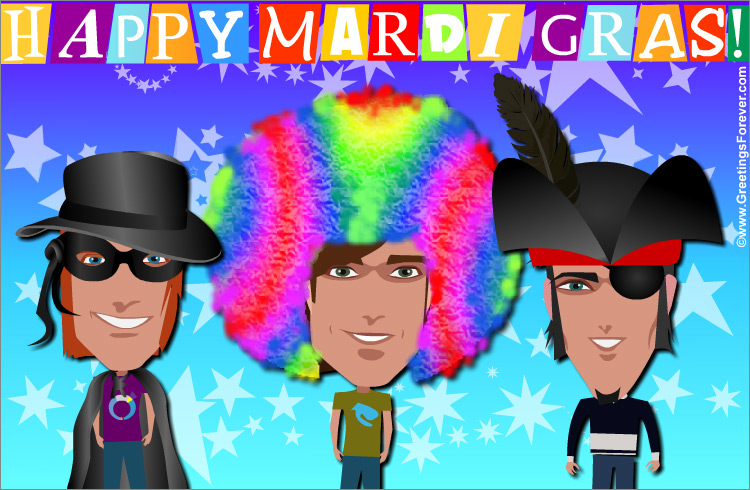 Mardi Gras greetings
