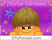 Tarjeta de felicidades