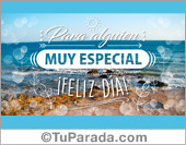 Tarjeta de feliz día para alguien especial