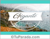 Tarjeta de abrazo con paisaje