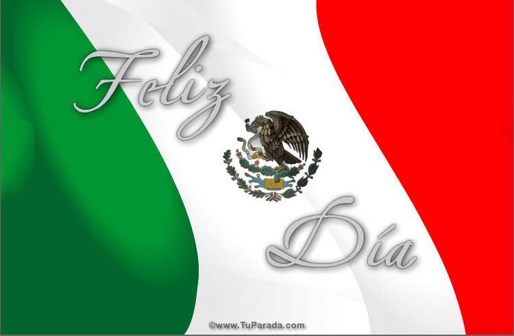Tarjeta - Tarjeta de Bandera de México