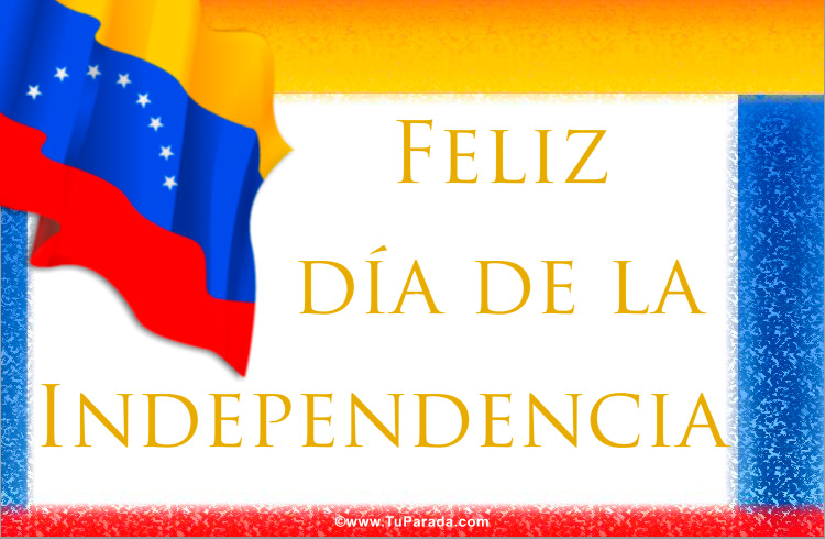 Tarjeta - Tarjeta Día de la independencia de Venezuela