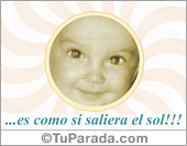 Tarjeta de feliz nacimiento