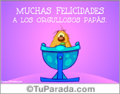 A los orgullosos papás...