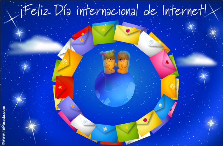 Tarjeta - Feliz día internacional de Internet