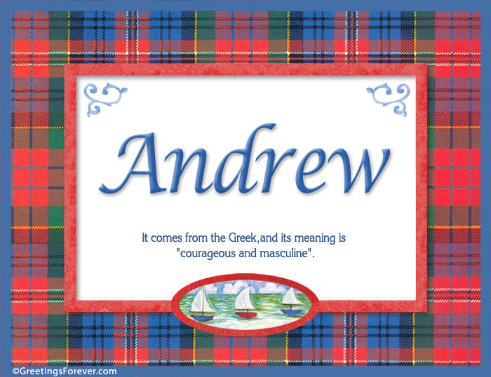 Meaning of Andrew to print or send