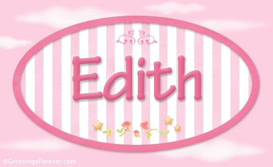 Ecard - Names for doors, Edith