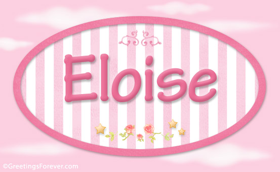 Ecard - Names for doors, Eloise