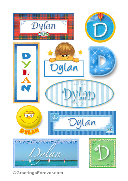 Dylan in stickers