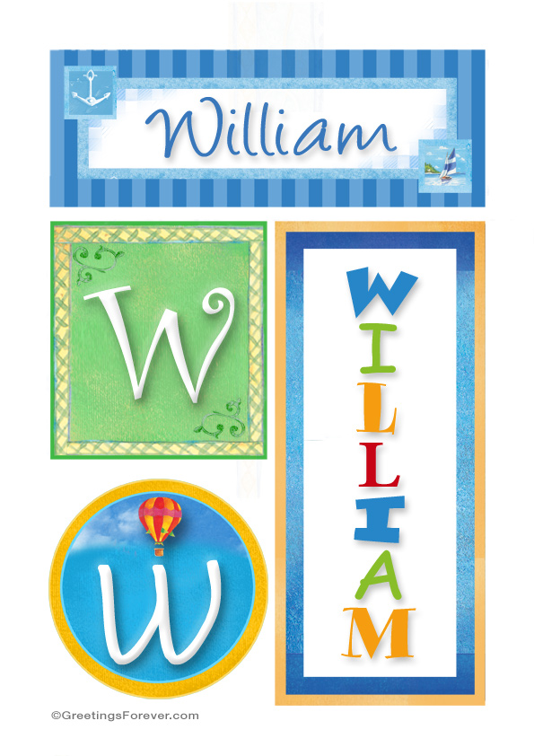 Name William and initials