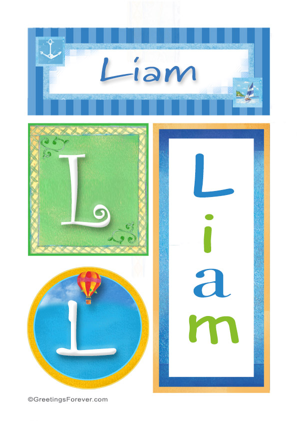 Name Liam and initials