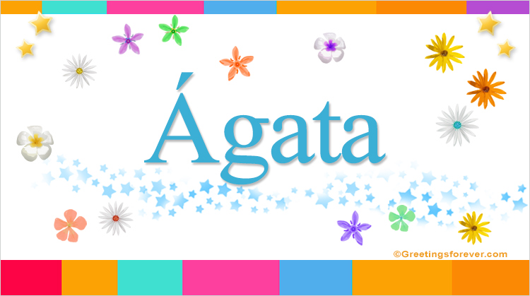 Nombre Ágata, Imagen Significado de Ágata