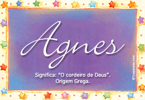 Significado do nome Agnes