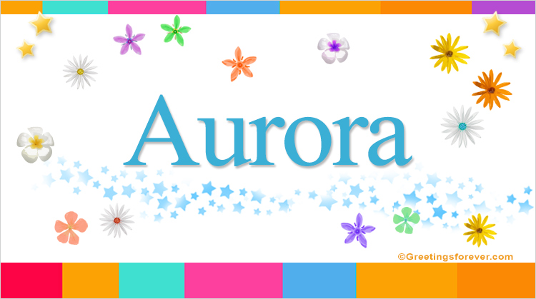 Nombre Aurora, Imagen Significado de Aurora
