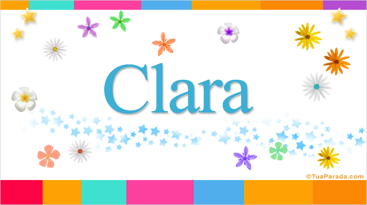 Nombre Clara, Imagen Significado de Clara