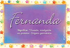 Significado do nome Fernanda