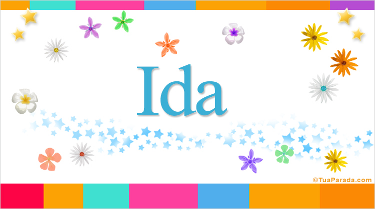 Nombre Ida, Imagen Significado de Ida