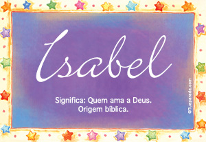 Significado do nome Isabel