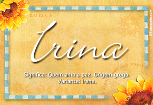 Significado do nome Irina